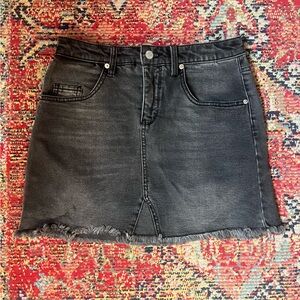 Wild Fable Black Denim Skirt